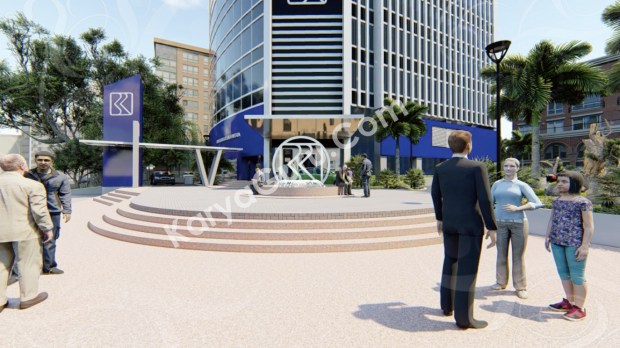 3D Modeling Rendering BRI Building Design Entrance