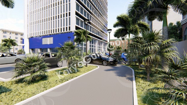 Desain Gedung Perkantoran Tingkat Tinggi