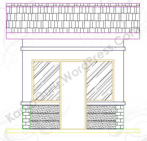 Tampak Depan Pos Jaga