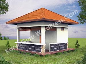 Pra Desain Renovasi Pos jaga SMKN 56 Jakarta