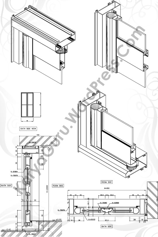 Folding Door - Oredor - CAD