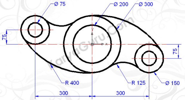 tutorial autocad circle-trim (rockerarm)