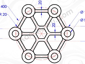 Hasil Akhir Circle Trim Line Polygon Copy Array