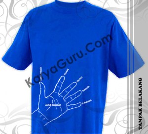 desain kaos birubelakang