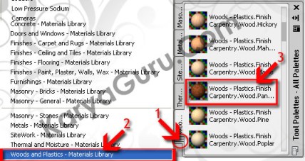 Material Kusen AutoCAD