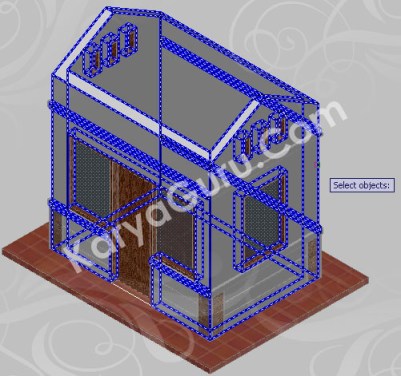 Apply to Object - Dinding AutoCAD