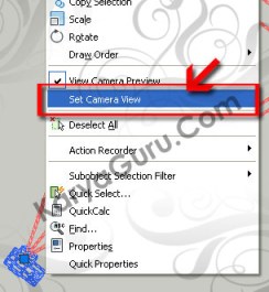 Set Camera View AutoCAD