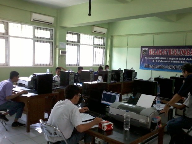 Suasana LKS SMK DKI JAKARTA - CADD BUILDING 2013
