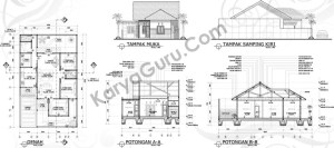 Kursus AutoCAD Denah Tampak Potongan