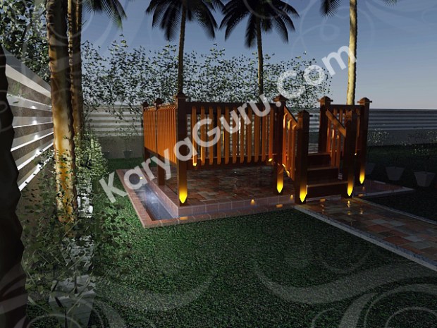 Render AutoCAD Malam 2