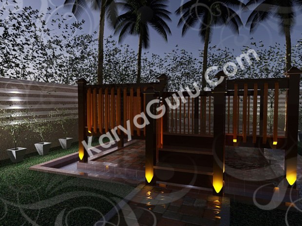 Render AutoCAD Malam 3