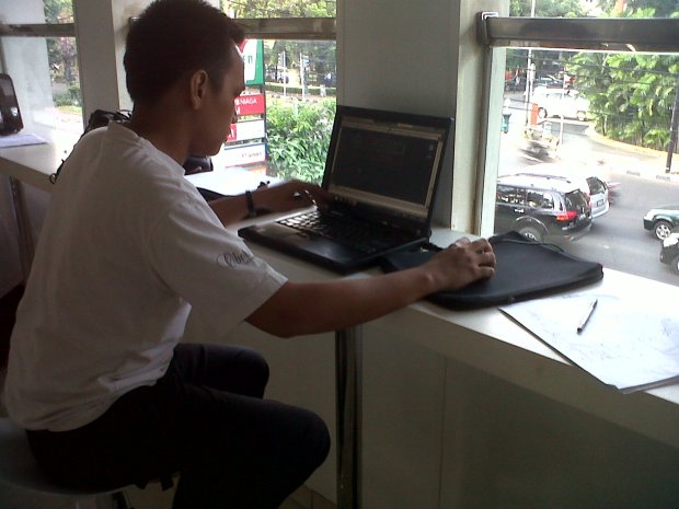 kursus autocad outdoor 7eleven Wolter Monginsidi 6