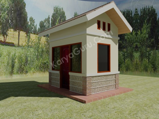 Final Render AutoCAD 2010 - Pos Jaga