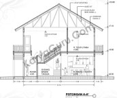 Kursus AutoCAD Potongan A-A