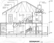 Kursus AutoCAD Potongan B-B
