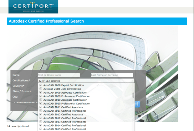 Pencarian AutoCAD Certification Exam -hasil 14 orang Certified Professional - Indonesia