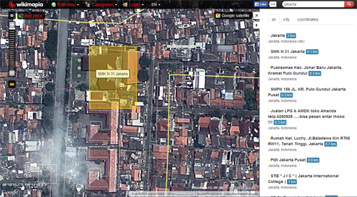 wikimapia smkn 31 jakarta