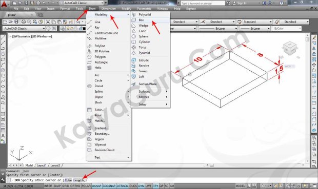 01 Tutorial AutoCAD Pisau Crusher - Box
