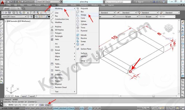 02 Tutorial AutoCAD Pisau Crusher - Wedge