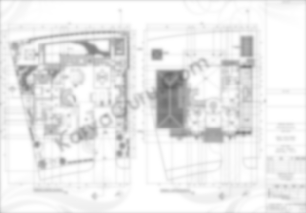 Gambar Kerja AutoCAD Denah 2 Lantai