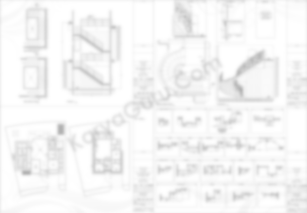 Gambar Kerja AutoCAD Tangga Plafond