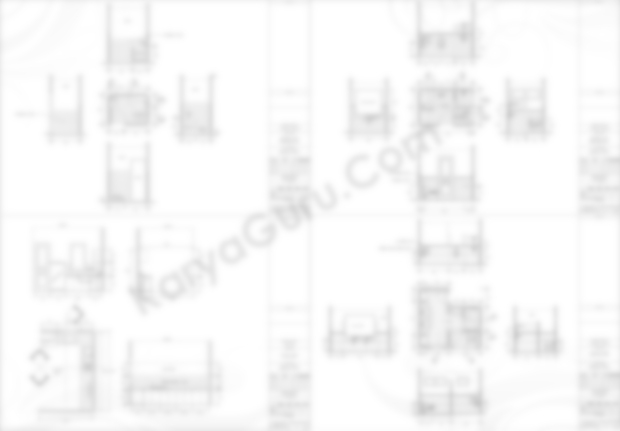 Gambar Kerja AutoCAD Toilet Dapur