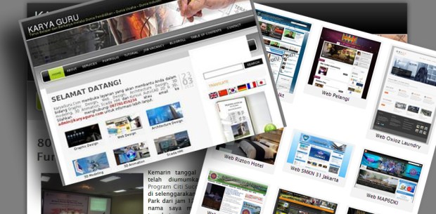 Theme wordpress Web KaryaGuruCenter Lama