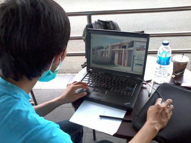 Kursus AutoCAD 3D Rendering Photoshop Giant Tole Iskandar