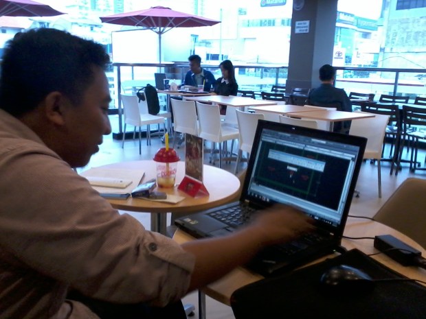 Kursus 2D AutoCAD Outdoor di KFC Margonda Depok