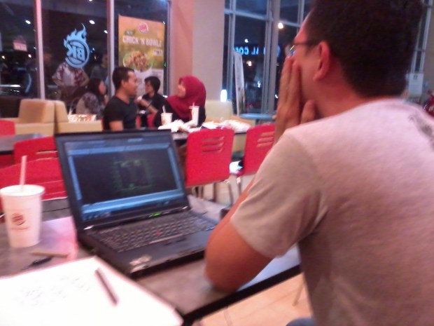 Kursus AutoCAD di BurgerKing Tebet Green Jaksel