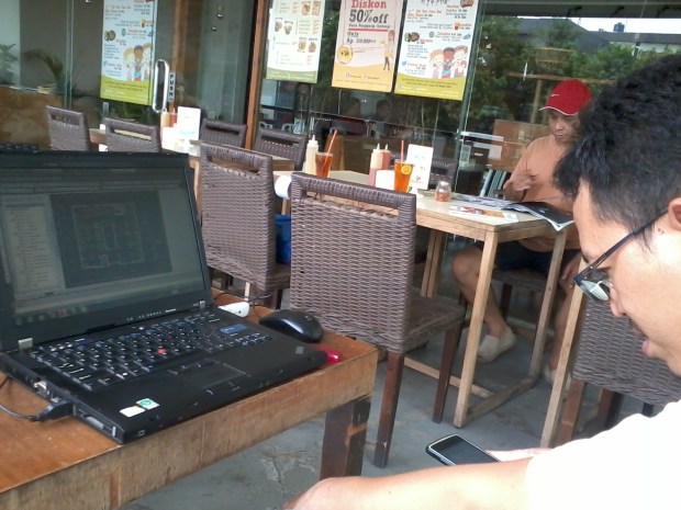 Kursus AutoCAD di Warung Kopi Sruput – Plaza Kemang 88 Jakarta Selatan