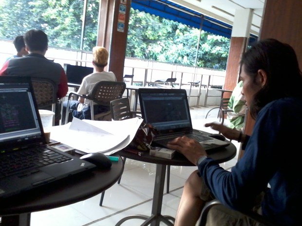 Kursus AutoCAD Outdoor di IndomaretPoint Tebet Jakarta Selatan