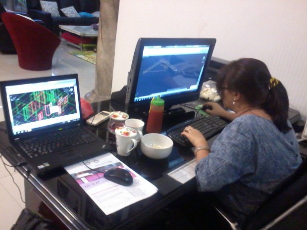 kursus autocad 3d modeling rumah tinggal ciomas bogor jawabarat