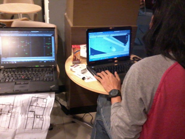 Kursus AutoCAD 3D Tower di KFC Margonda Depok Jawa Barat