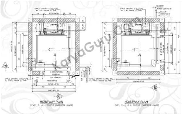KURSUS-AUTOCAD-HOISTWAY-ELEVATOR