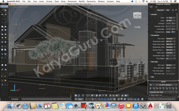Kursus Private AutoCAD for Mac 3D Bondongan Bogor