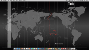 Desktop wallpaper Hackintosh 10.10.4 Yosemite Lenovo Thinkpad X220