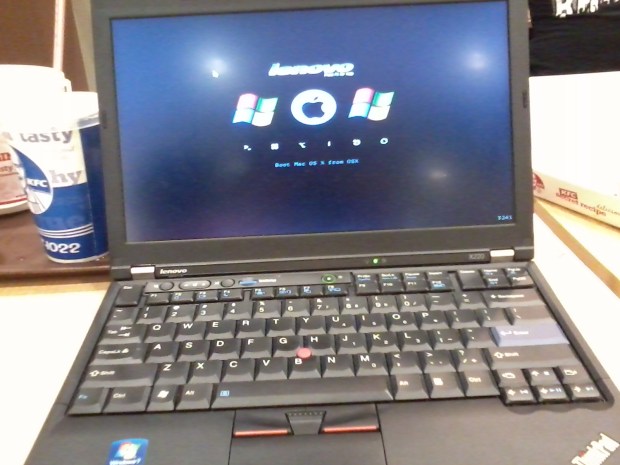 Dualboot Mac Win7 Hackintosh 10.10.4 Yosemite Lenovo Thinkpad X220