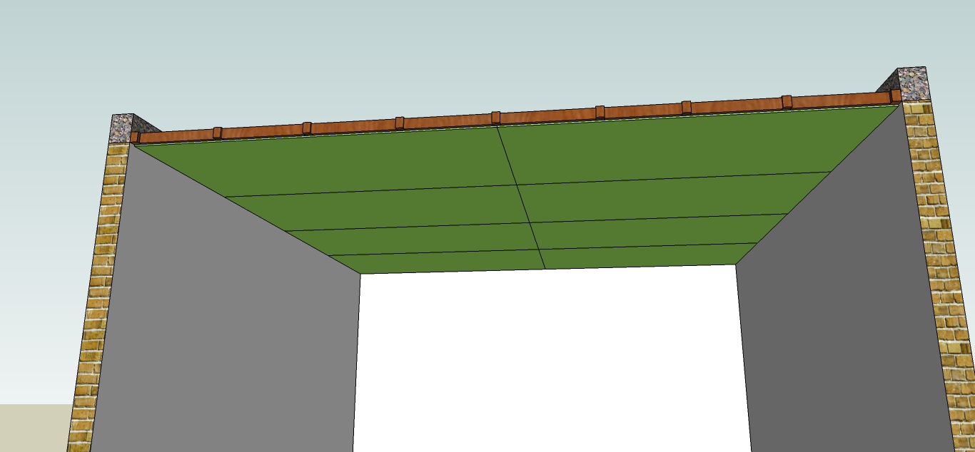 pemasangan triplek pada rangka plafond