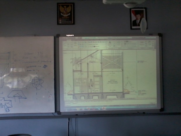 Training AutoCAD Teknik Bangunan Arsitektur di SMKN 56 Pluit Jakarta Utara