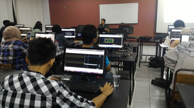 pelatihan autocad di teknik lingkungan fakultas arsitektur lansekap dan tekniklingkungan universitas trisakti