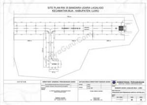 SITE PLAN RW 17 SISTEM AIRFIELD LIGHTING (AFL) BANDAR UDARA