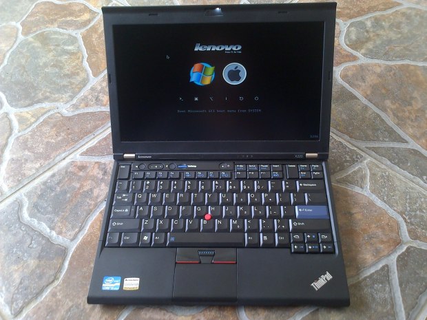 Sales Notebook Hackintosh El Capitan 10.11 Dual Booting OSX Windows Working Lenovo Thinkpad X220