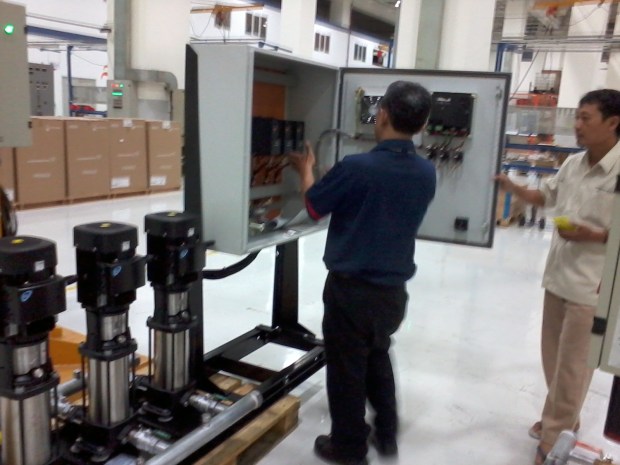 Training AutoCAD 3D Kasus Mechanical Grundfos Pompa di Intirub Business Park Cililitan Halim