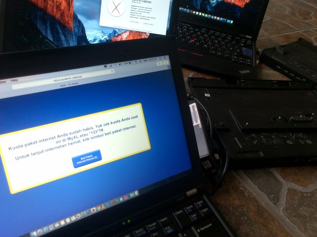 Jasa Modifikasi Install Hackintosh DualBooting Mac OSX Elcapitan : Yosemite + Windows 7 Professional Original Lenovo Thinkpad X220 Working Modem WWAN Internal