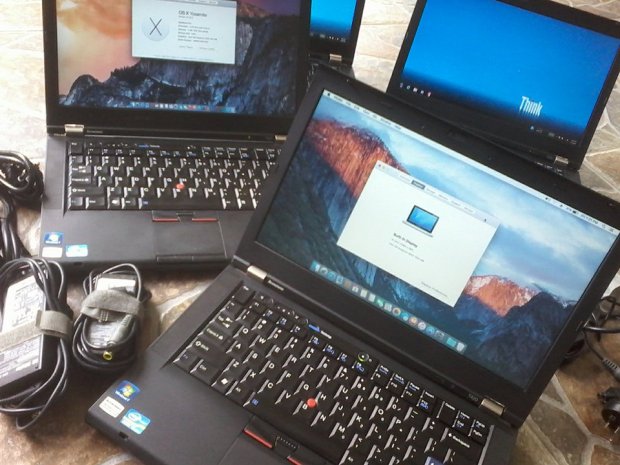 Jasa Install Hackintosh Lenovo Thinkpad T420 Mac OSX ElCapitan Yosemite & Windows 7 VGA Working External Internal