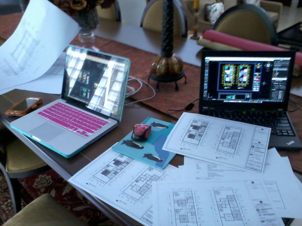 Hasil Latihan Print Denah Kursus Private AutoCAD for Mac di Komplek ExTimah Pancoran Jakarta Selatan