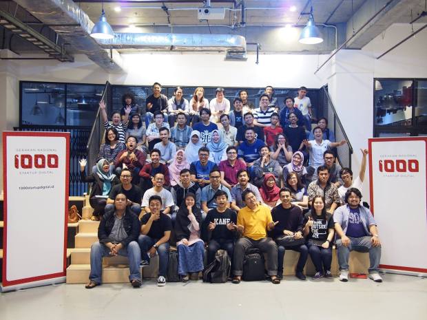 Peserta dan Panitia Workshop 1000StartupDigital di Jakarta 1A lokasi BukaLapak