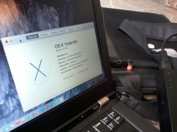 Jual Hackintosh MacOSX Thinkpad T420 i7 4CPUs 2,8GHz