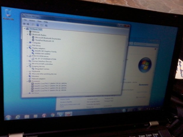 Jual Lenovo Thinkpad T420 i7 4CPUs 2,8GHz DualVGA NVidia IntelHD